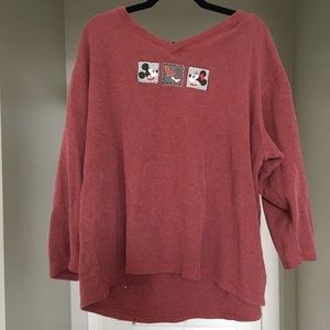 disney vintage vneck sweater